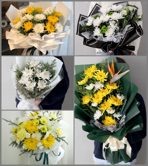 广东东莞市横沥镇月塘村白事花束代送